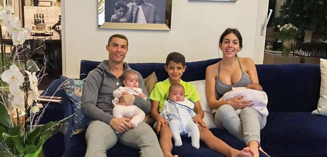 Cristiano Ronaldo y sus hijos