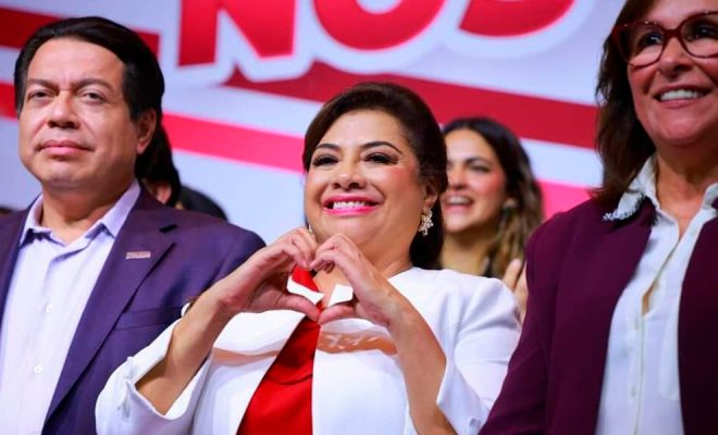 CDMX: Clara Brugada se registra como precandidata única de Morena