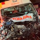 Dos ambulancias se accidentan en la CDMX