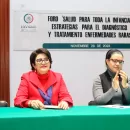 Magda Núñez acudió al diálogo sobre enfermedades raras y tratamientos