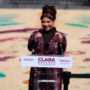Clara Brugada se declara victoriosa durante la precampaña en la CDMX