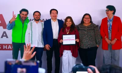 Clara Brugada formaliza su registro como candidata a la jefatura de Gobierno de la CDMX